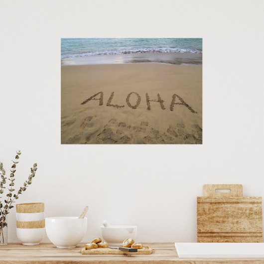 Hawaii Aloha Poster (Keuken)