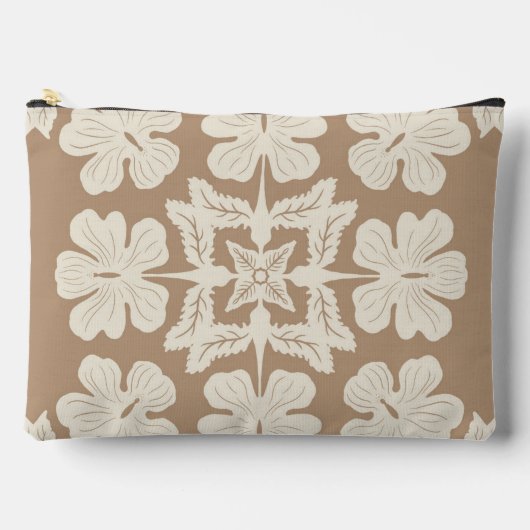 Hawaii aloha print patroon accessoire tasje etui (Voorkant)