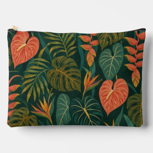 Hawaii aloha print patroon accessoire tasje etui (Voorkant)