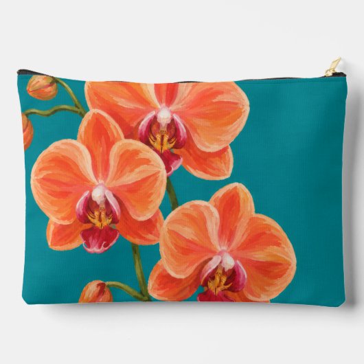 Hawaii aloha print patroon accessoire tasje etui (Achterkant)