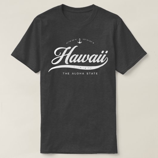 Hawaii Aloha  Retro T-shirt (Design voorkant)