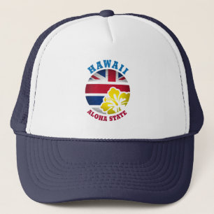 HAWAII ALOHA STAATSVLAG TRUCKER PET