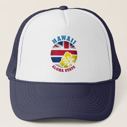 HAWAII ALOHA STAATSVLAG TRUCKER PET (Voorkant)