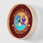 Hawaii Aloha State Clock (Hoek)