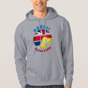 HAWAII ALOHA STATE FLAG HOODIE
