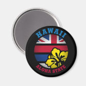 HAWAII ALOHA STATE FLAG MAGNEET (Voorkant / Achterkant)