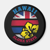 HAWAII ALOHA STATE FLAG MAGNEET (Voorkant)