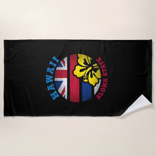 HAWAII ALOHA STATE FLAG STRANDLAKEN (Voorkant)