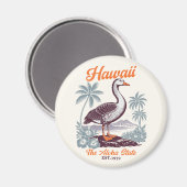 Hawaii Aloha State Goose Graphic  Magneet (Voorkant / Achterkant)