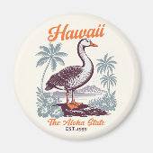 Hawaii Aloha State Goose Graphic  Magneet (Voorkant)