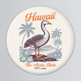 Hawaii Aloha State Goose Graphic  Magneet