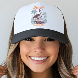 Hawaii Aloha State Tropical Goose Trucker Pet