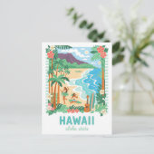 Hawaii Aloha State Verenigde Staten Zomerreizen Briefkaart (Staand voorkant)