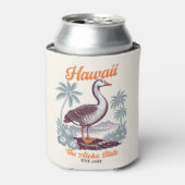 Hawaii Aloha State Wild Goose Design Blikjeskoeler (Blikje Voorkant)