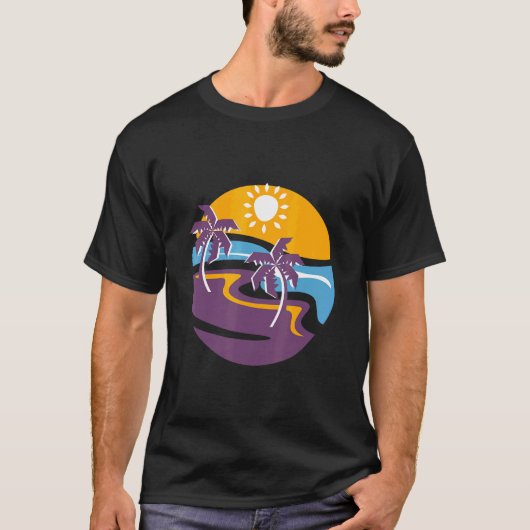 Hawaii Aloha Sun Hawaiian Party T-shirt (Voorkant)