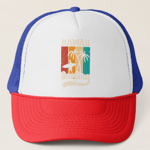 Hawaii Aloha Surfing Vintage Trucker Pet