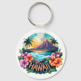 Hawaii Aloha Tropical Beach Bergen Reizen Sleutelhanger
