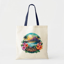 Hawaii Aloha Tropical Beach Bergen Reizen Tote Bag