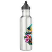 Hawaii Aloha Tropical Beach Bergen Reizen Waterfles (Links)