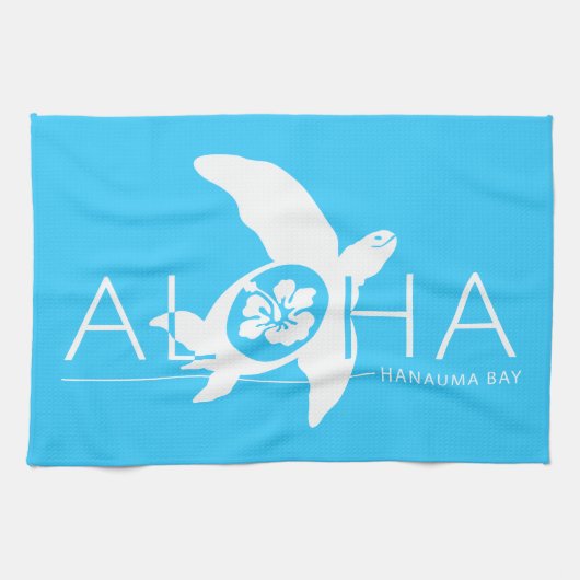 Hawaii - Aloha Turtle Theedoek (Horizontaal)