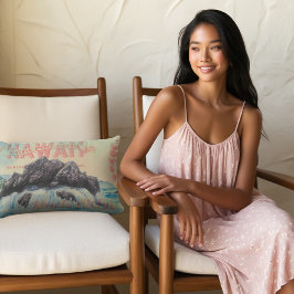 Hawaii Aloha Vibes -  Briefkaart & Waterverf Buitenkussen