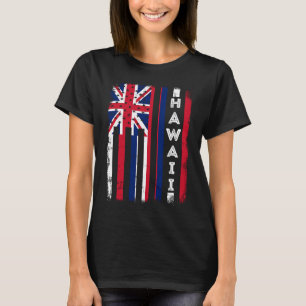 Hawaii - Amerikaanse vlaggenstaat van de vlag van T-shirt