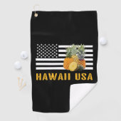 Hawaii, ananassen golfhanddoek (Insitu)