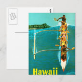 Hawaii Ansichtkaart Briefkaart (Voorkant / Achterkant)