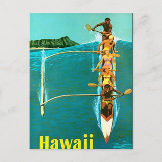 Hawaii Ansichtkaart Briefkaart (Voorkant)