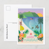 Hawaii Ansichtkaart Briefkaart (Voorkant / Achterkant)
