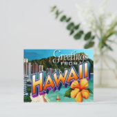 Hawaii Ansichtkaart Briefkaart (Staand voorkant)