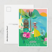Hawaii Ansichtkaart Briefkaart (Voorkant / Achterkant)