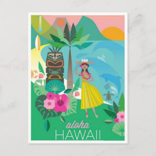 Hawaii Ansichtkaart Briefkaart
