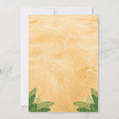 Hawaii Bachelorette Party Kaart (Achterkant)