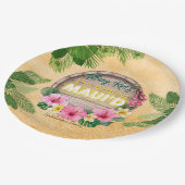 Hawaii Bachelorette Party Papieren Bordje (Gekanteld)