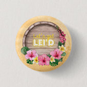 Hawaii Bachelorette Party Ronde Button 3,2 Cm (Voorkant)