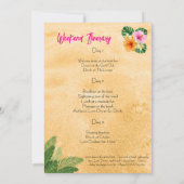 Hawaii Bachelorette Weekend Party Kaart (Achterkant)