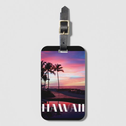 Hawaii Bagagelabel (Voorkant (verticaal))