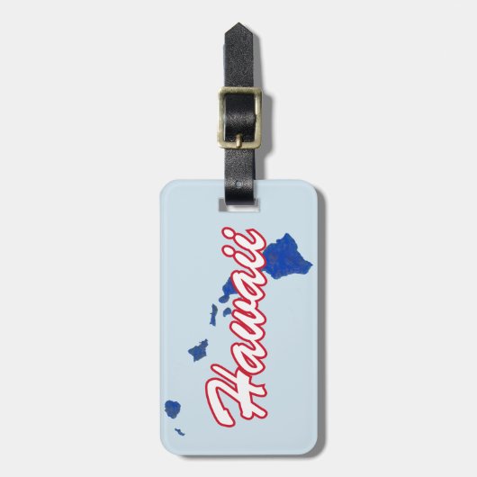 Hawaii Bagagelabel (Voorkant verticaal)