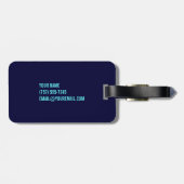 Hawaii Bagagelabel - kleurrijk label (Achterkant horizontaal)