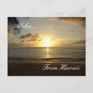 Hawaii Beach 3, Aloha...., uit Hawaï Briefkaart