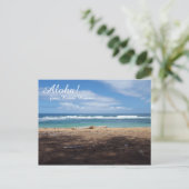 Hawaii Beach Briefkaart (Staand voorkant)