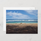 Hawaii Beach Briefkaart (Voorkant / Achterkant)