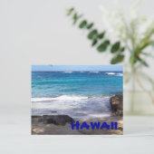 Hawaii Beach Briefkaart (Staand voorkant)