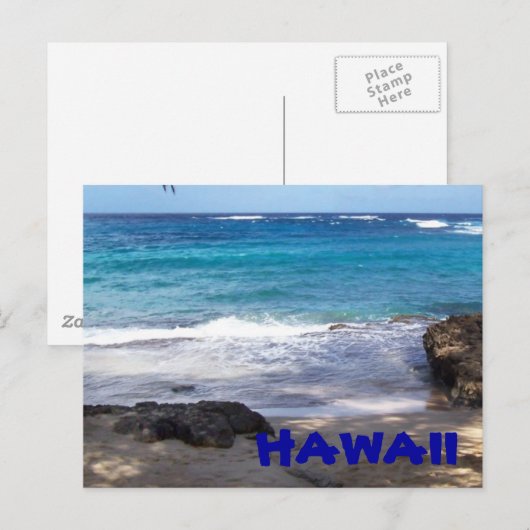 Hawaii Beach Briefkaart (Voorkant / Achterkant)