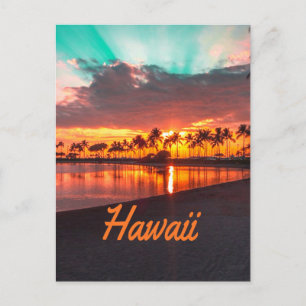 Hawaii Beach Hawaiian Islands Briefkaart