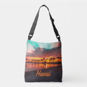 Hawaii Beach Hawaiian Islands Crossbody Tas (Voorkant)