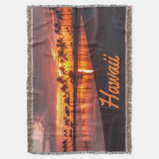 Hawaii Beach Hawaiian Islands Deken (Voorkant Verticaal)