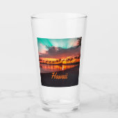 Hawaii Beach Hawaiian Islands Glas (Voorkant)