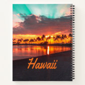 Hawaii Beach Hawaiian Islands Notitieboek (Achterkant)